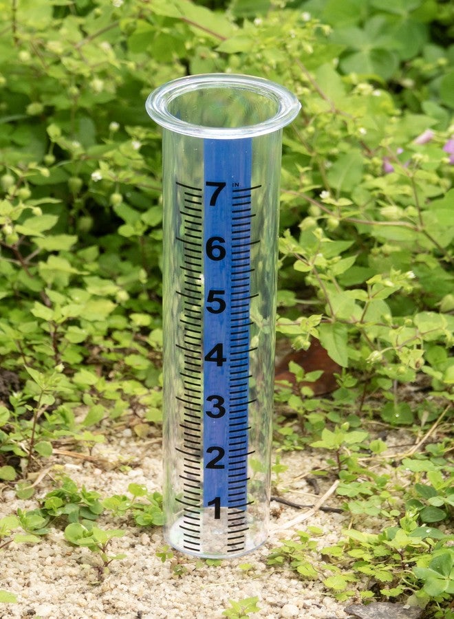Mateda 7" Plastic Rain Gauge Replacement Tube with Lid Design, Easy to Read Freeze Proof Rain Gauges (Plastic Gauge Tube) - Image 3