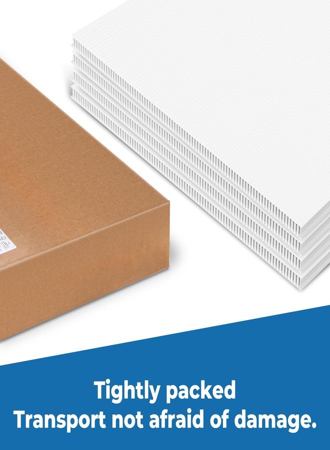 Greatshoot 24×36’’ White Poster Board, 3/16 Inches Thick Corrugated Plastic Board, Large Blank Board for Sign, School Projects,Craft,Art, 4 - Image 5