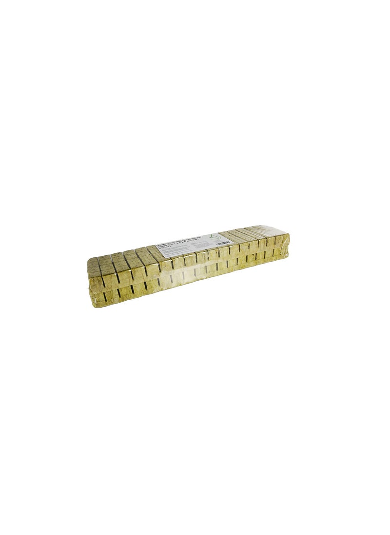 Hydroponic Rockwool Starter Plugs 3.5 x 3.5 x 5 cm, Rockwool Cubes,(144 Cubes)