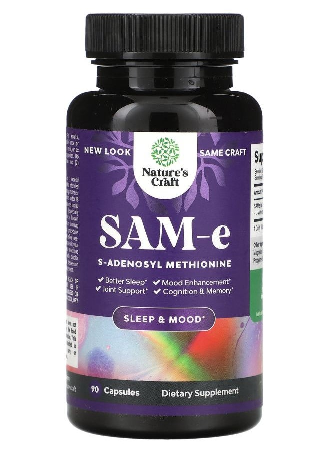 Nature's Craft SAMe 90 Capsules 