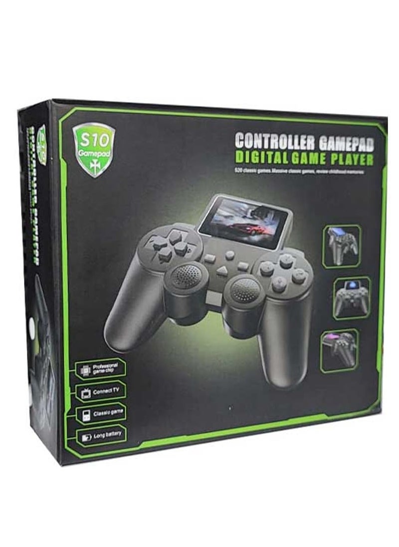 Toshionics - Gamepad Handheld S10 Controller Digital Game Player Joystick Controller with 3.0 Inch Screen Professional Game Chip Control Support AV TV - Image 1
