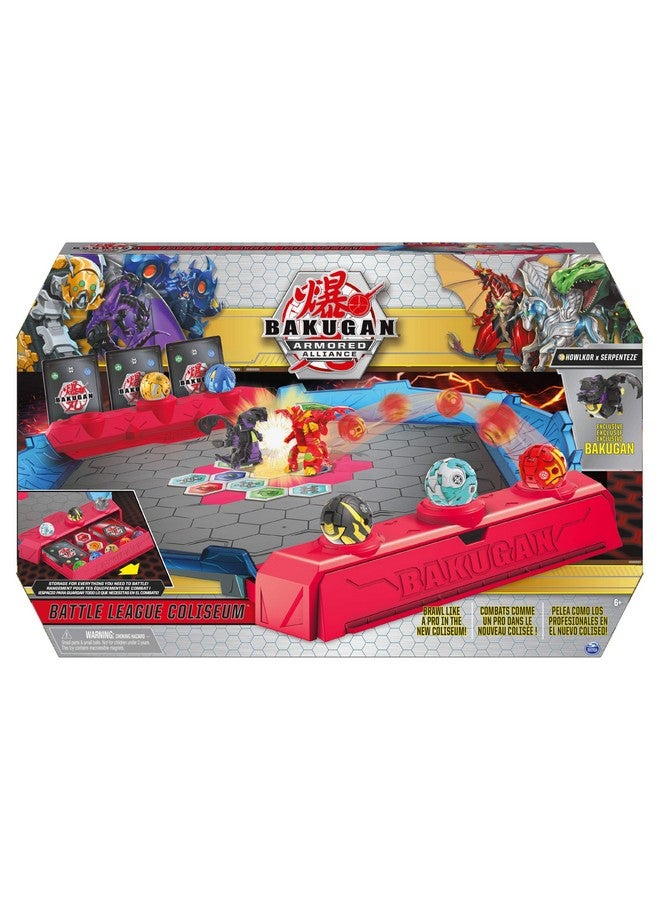 BAKUGAN Bakugan Battle League Coliseum, Deluxe Game Board with Exclusive Fused Howlkor x Serpenteze, Kids Toys for Boys Ages 6 and Up  - Image 2