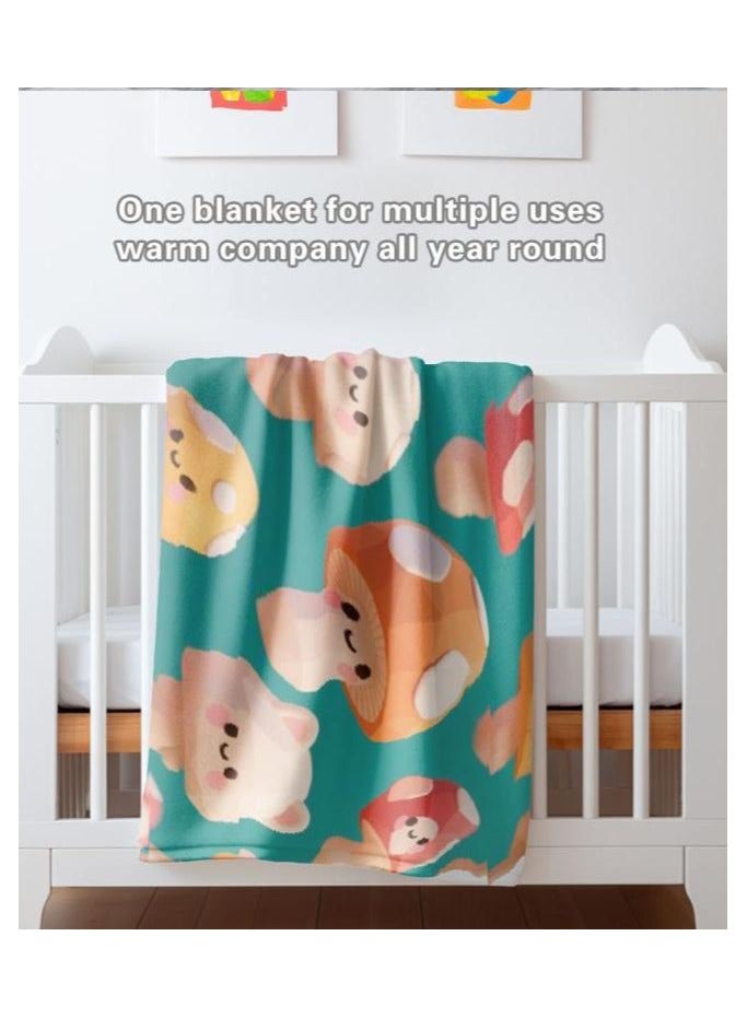 general Children's or student cartoon flannel thin blanket (warm and comfortable, suitable for sleep, games) 100cm*150cm - 568 - Image 3