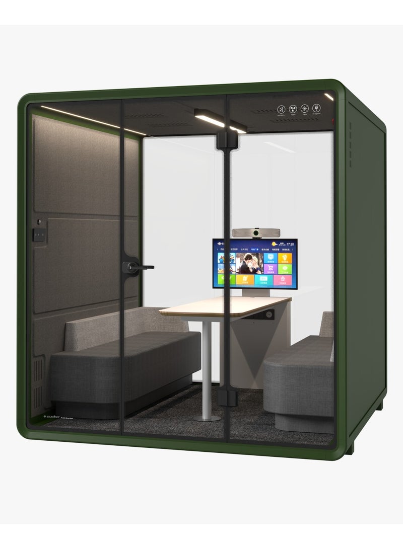 SONICHIVE Silence Pod – Six seater, Soundproof, and Stylish Workspaces.  - Image 4