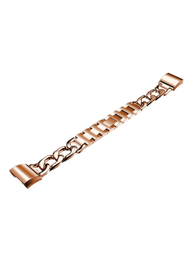 ISank Replacement Watch Bracelet For Fitbit Charge 2 Rose Gold - Image 2