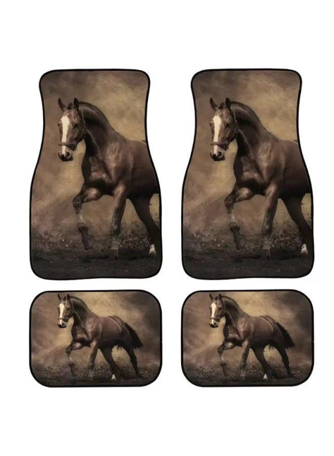 Car Mats Are Stain-resistant And Easy To Take Care Of Household Car Wear-resistant Non-slip Crystal Velvet Mats