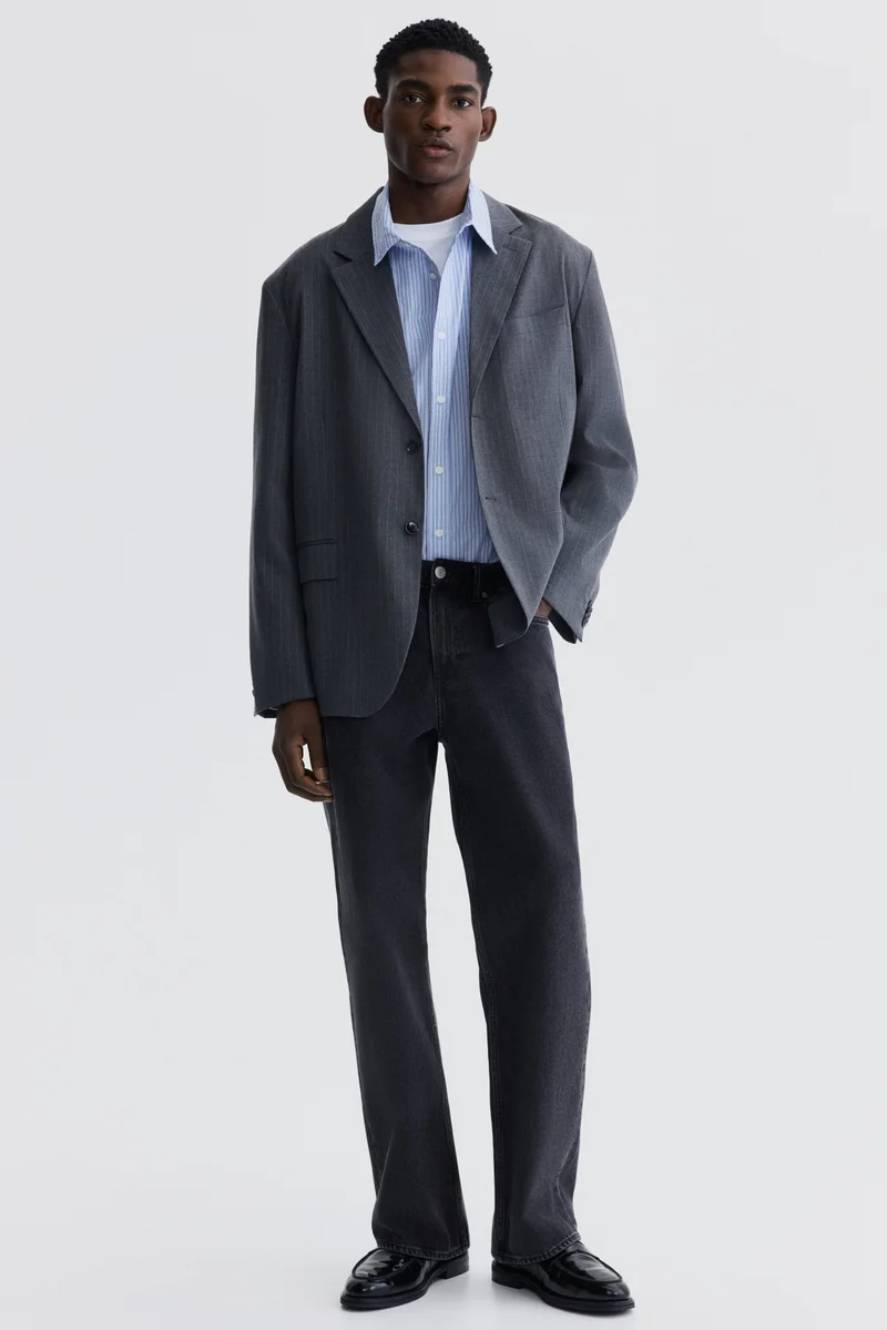 Loose Fit Single-breasted jacket