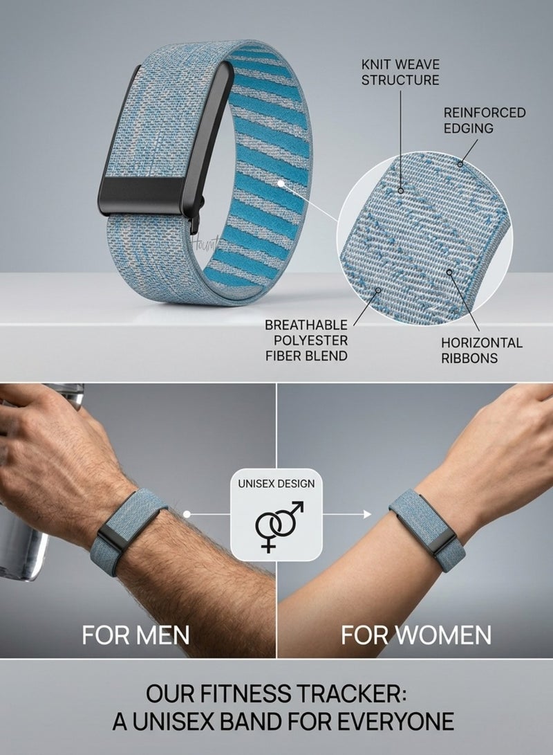 Houmt Stretchy Nylon Band Compatible with WHOOP 5.0 Soft Breathable & Adjustable Replacement Strap for Fitness and Activity Tracker (Wrist Wear) - Image 4