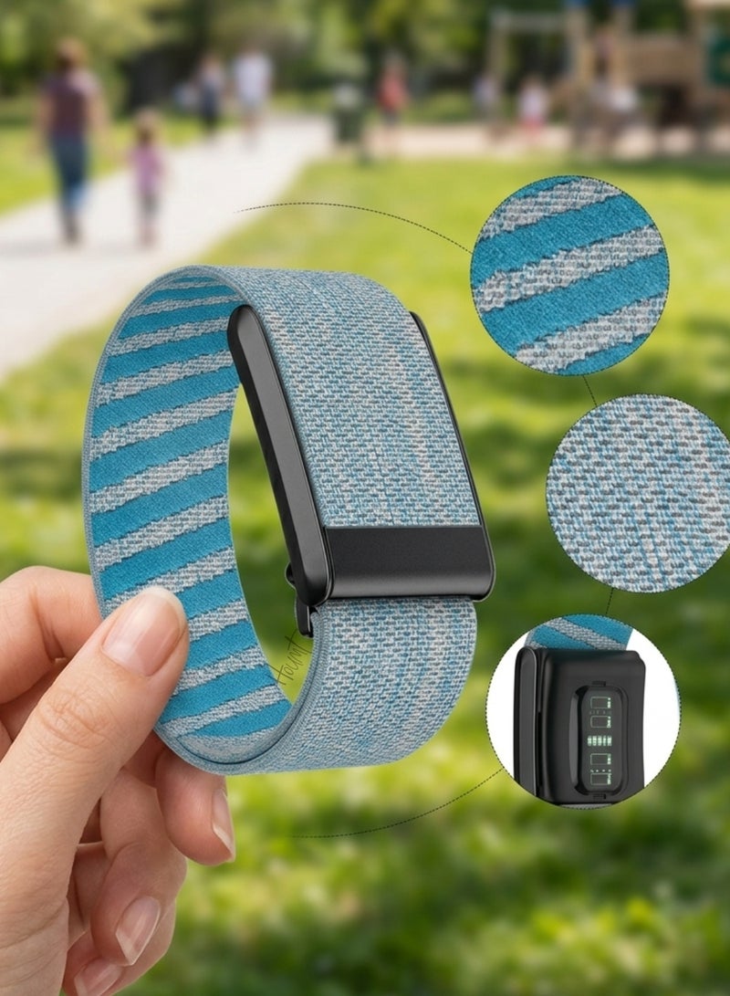 Houmt Stretchy Nylon Band Compatible with WHOOP 5.0 Soft Breathable & Adjustable Replacement Strap for Fitness and Activity Tracker (Wrist Wear) - Image 5