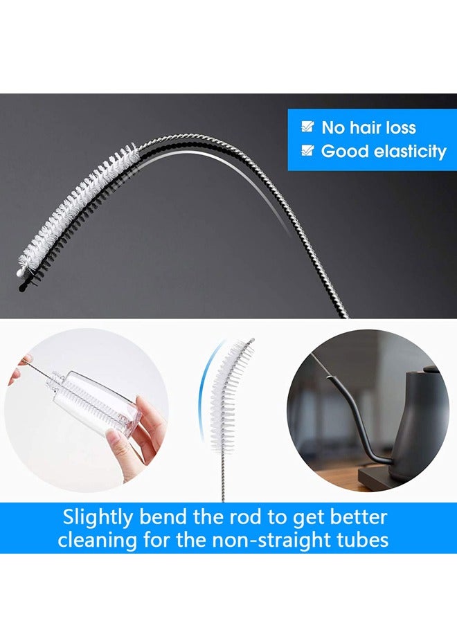 GUSGU Straw Cleaner Brush Set, 10 Piece  Long Cleaning  for Straws on Tumbler  Water Bottle  Sippy Cup and Pipes Tubes. - Image 4