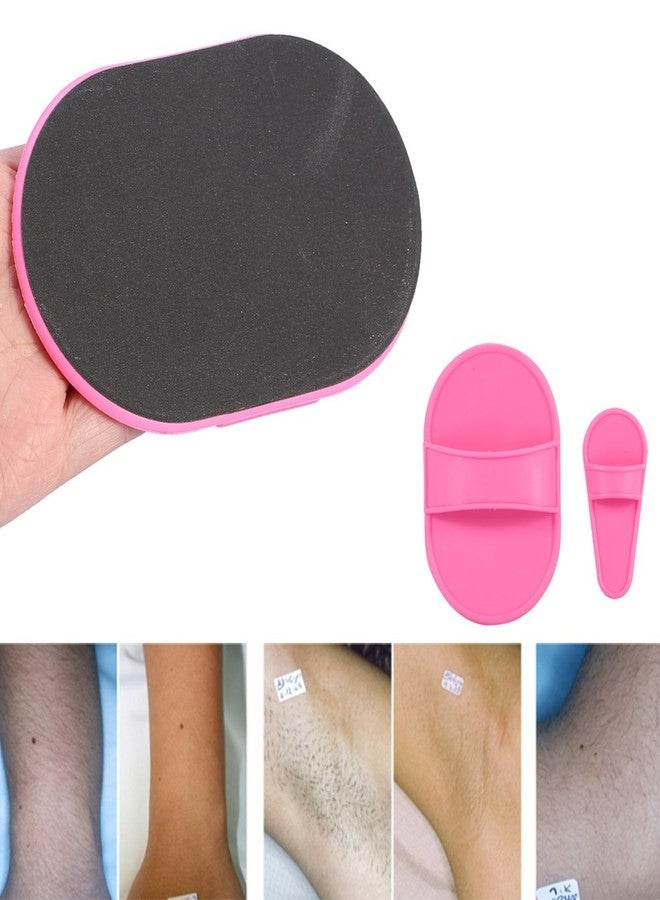 يويت مجموعة وسادات تقشير لإزالة الشعر، وسادات لإزالة شعر الجسم مع وسادات صنفرة بديلة، أداة إزالة الشعر الفيزيائية للعناية ببشرة الساقين والذراعين - Image 2