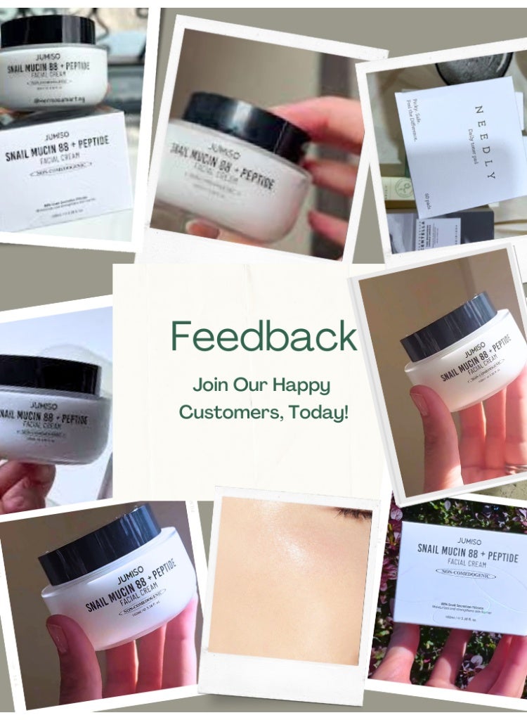 Jumiso Snail Mucin 88% + Peptide Cream 100ml | Intensive Hydrating and Anti-Aging Cream with Snail Extract and Peptides for Smooth, Youthful Skin - Image 2