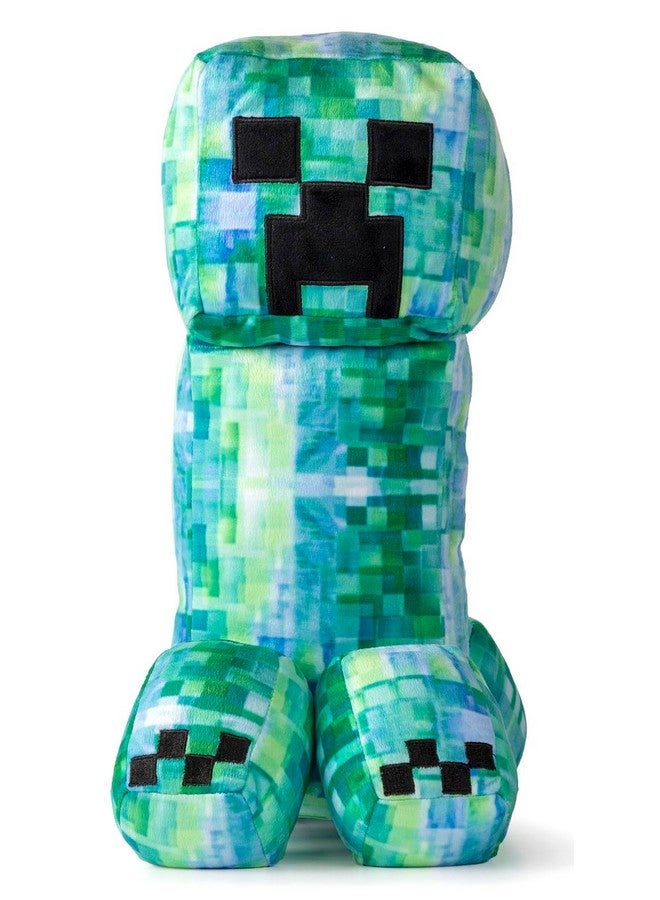 Jay Franco وسادة دمى كريبر مشحون من ماينكرافت - ديكور ألعاب فائق النعومة - بوليستر ميكروفايبر - Image 1