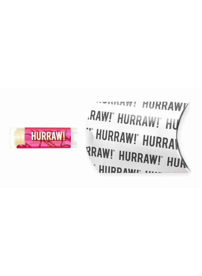 Hurraw! Grapefruit, Ginger, Eucalyptus (Kapha) Lip Balm: Organic, Certified Vegan, Cruelty and Gluten Free. Non-GMO, 100% Natural Ingredients. Bee, Shea, Soy and Palm Free. Made in USA - Image 2