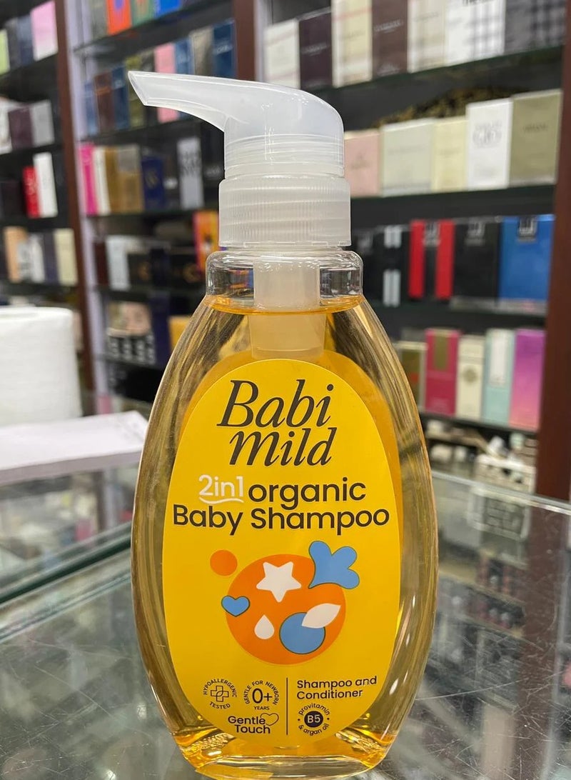 BABIMILD Baby Shampoo 2-in-1 Organic 380ml - Image 2