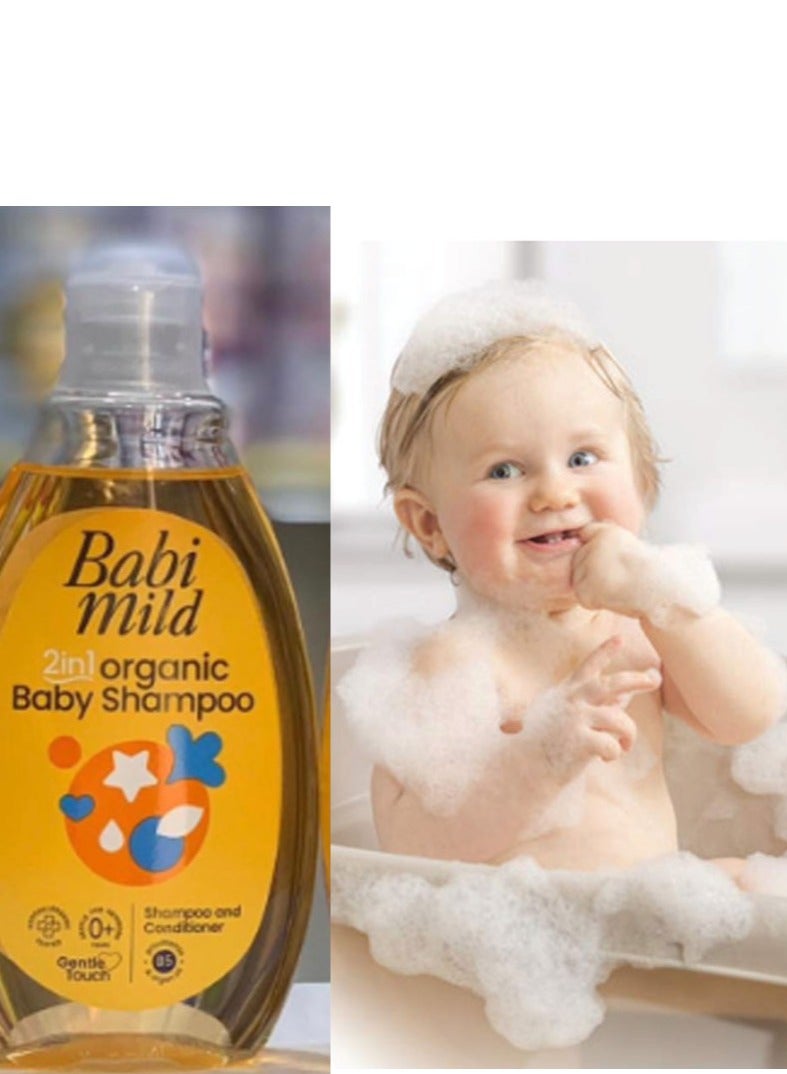 BABIMILD Baby Shampoo 2-in-1 Organic 380ml - Image 3