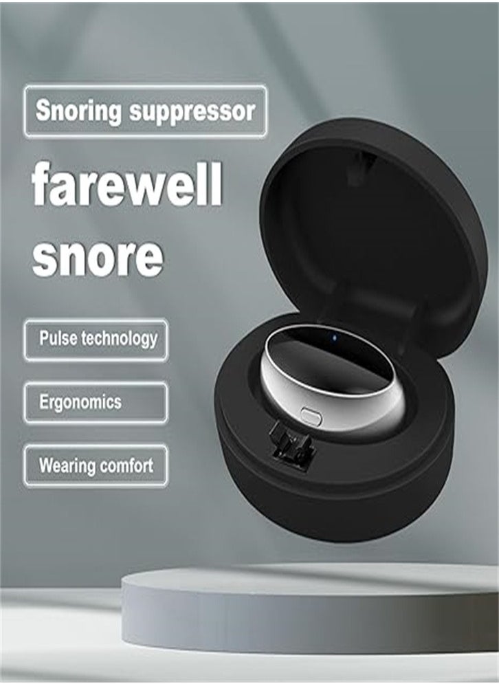 Generic - Anti-snoring device, stop snoring device, snoring solution, smart throat massager, better nose breathing smart home remedies, USB rechargeable, suitable for improving the quality of sleep - Image 1