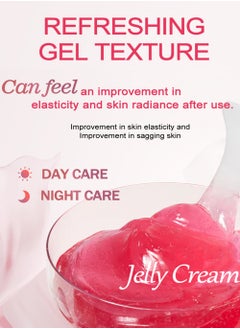 KOEC Collagen Jelly Cream - Niacinamide & Freeze-Dried Hydrolyzed Collagen , Boosts Skin's Barrier Hydration & Gives 24h Glow & Lifted Look ,100g  - Image 3