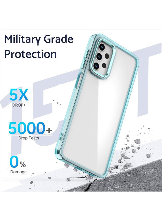 اس-توب جراب لهاتف Samsung Galaxy A13 4G / 5G جراب هاتف أكريليك لامع عالي الشفافية - Image 3