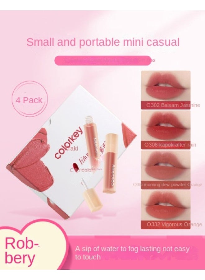 COLORKEY Valentine's Day Gift】lip Gloss Gift Set, Long-lasting Non-smudge Lipstick & Lip Gloss With Premium Feel, Perfect For Girlfriend Or Wife - Image 1