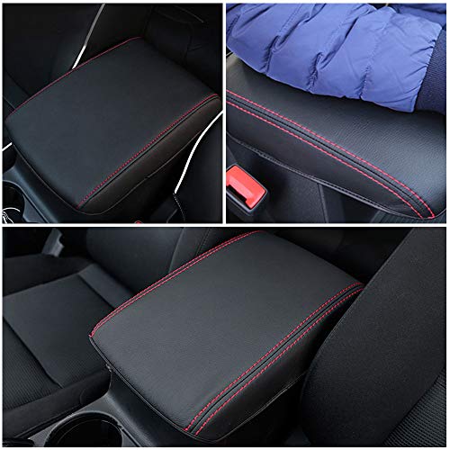 INTGET Car Center Console Cover for 2025 Mazda CX5/CX-5 Accessories 2024 2023 2022 2021 2018 2019 2020 Armrest Cover Dog Seat Arm Rest Box Lid Protector(Red) - Image 4