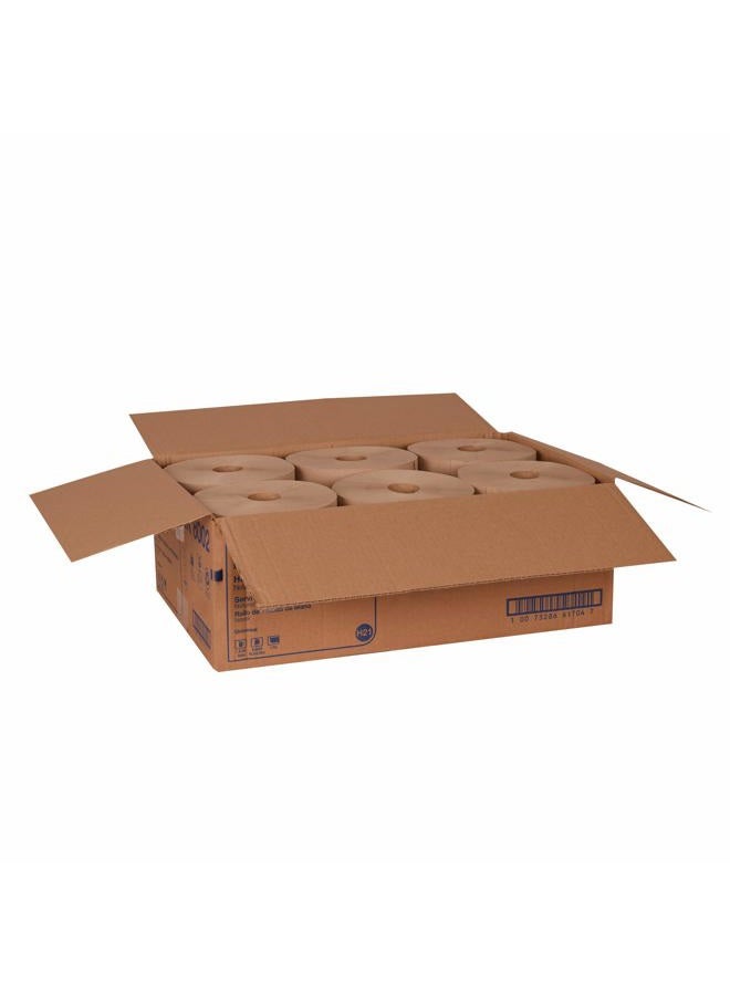 Tork لفافة مناديل ورقية صلبة عالمية RK8002، طبقة واحدة، عرض 7.875 بوصة × طول 800 قدم، طبيعي، معتمد من Green Seal (علبة تحتوي على 6 لفات، 800 لكل لفة، 4,800 قدم) - Image 5