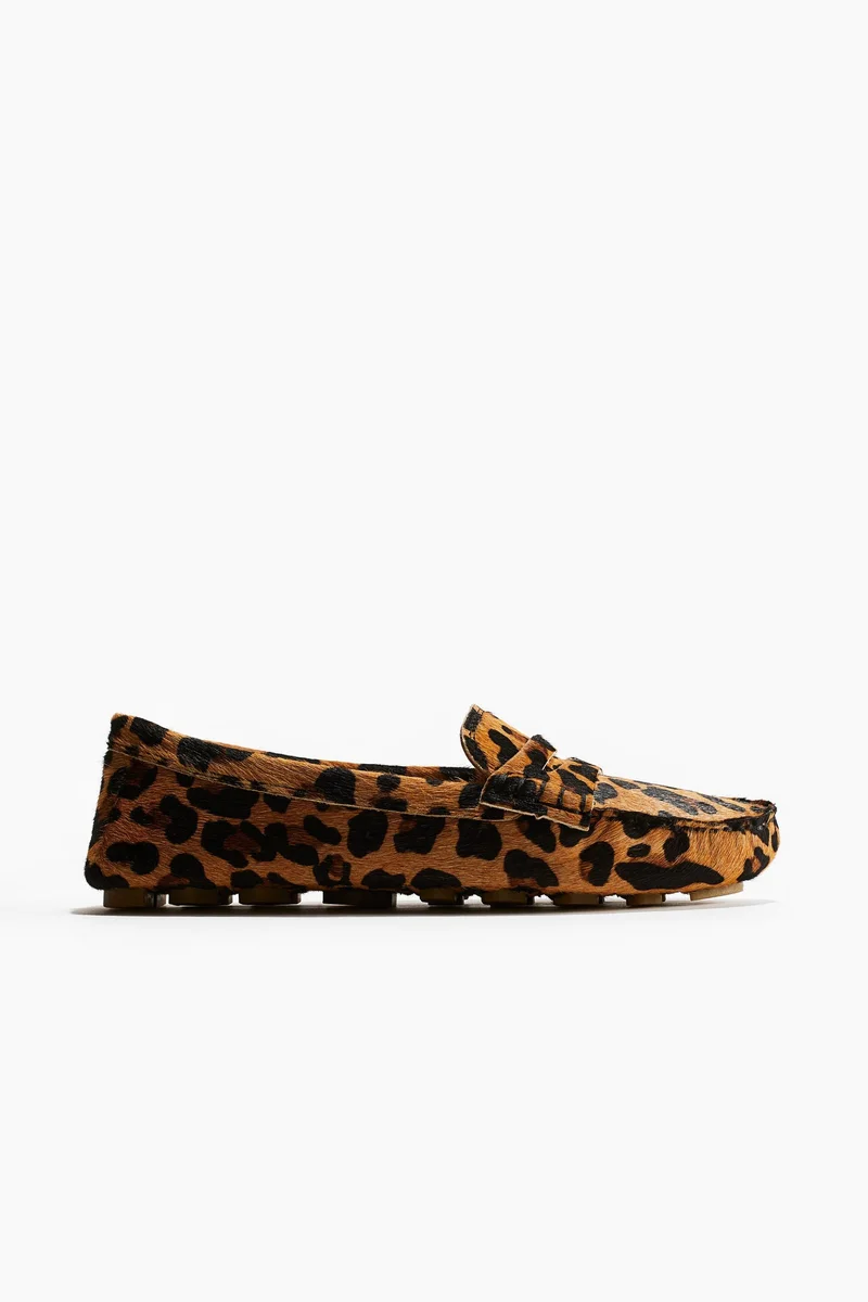 H&M Pony hair leather loafers