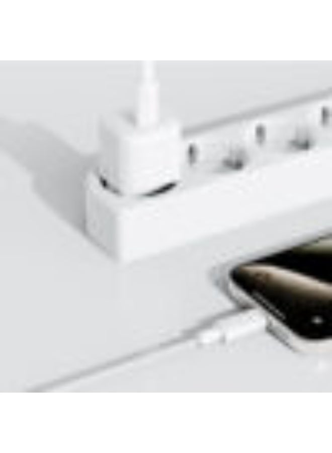 ACEFAST Charging Data Cable C18-03 USB-C to USB-C, 60W Fast Charge, 1.2M Nylon Braided Wire, High-Speed Data Transmission - White - Image 3