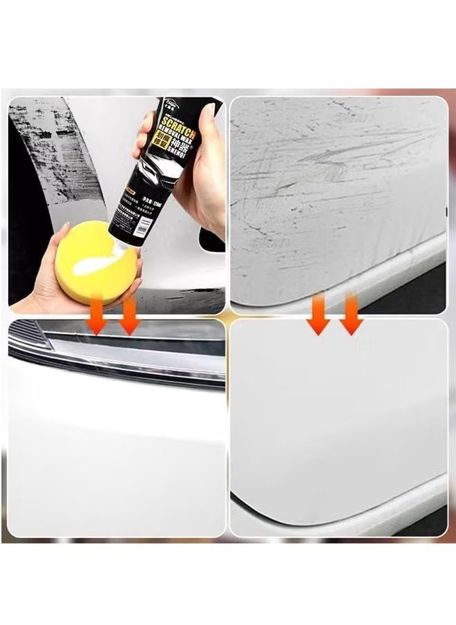 Generic - Rayhong Car Scratch Repair Paste, Car Scratch Remover, Car Scratch Repair Paste Polishing Wax, Premium Scratch Remover Kit with Wipe & Sponge for Vehicles for Deep Scratches - Image 1