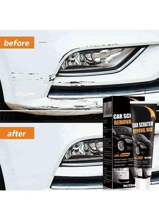 Generic - Rayhong Car Scratch Repair Paste, Car Scratch Remover, Car Scratch Repair Paste Polishing Wax, Premium Scratch Remover Kit with Wipe & Sponge for Vehicles for Deep Scratches - Image 1
