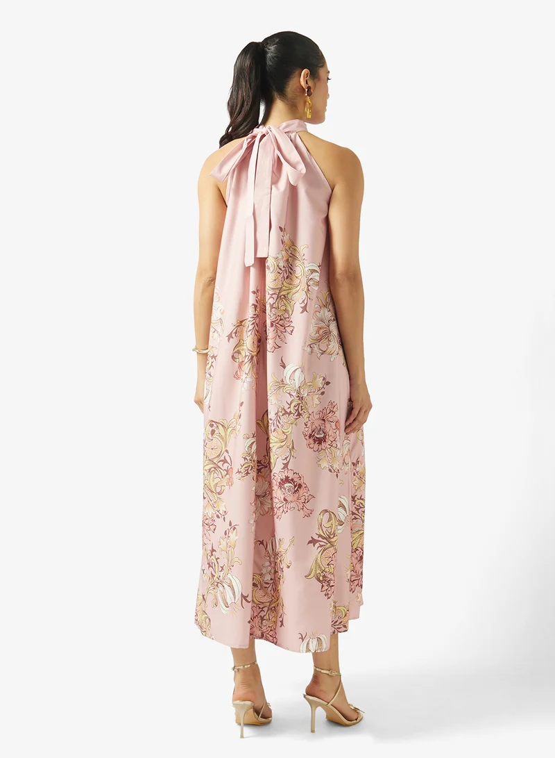 Ella Printed A-line Dress