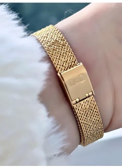 Q&Q Minimal Elegant Thin Case Women's Mesh Strap Wristwatch  - Image 3