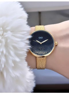 Q&Q Minimal Elegant Thin Case Women's Mesh Strap Wristwatch  - Image 2
