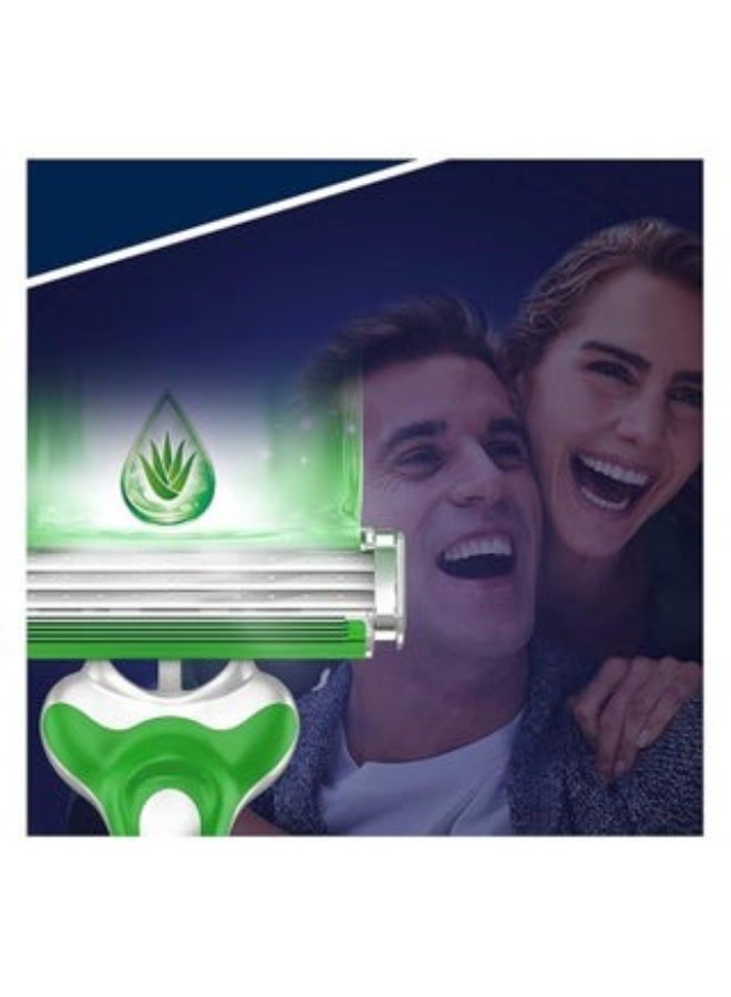 Gillette Blue 3 Sensitive Disposable Razors 6+2 Free Razors - Image 2