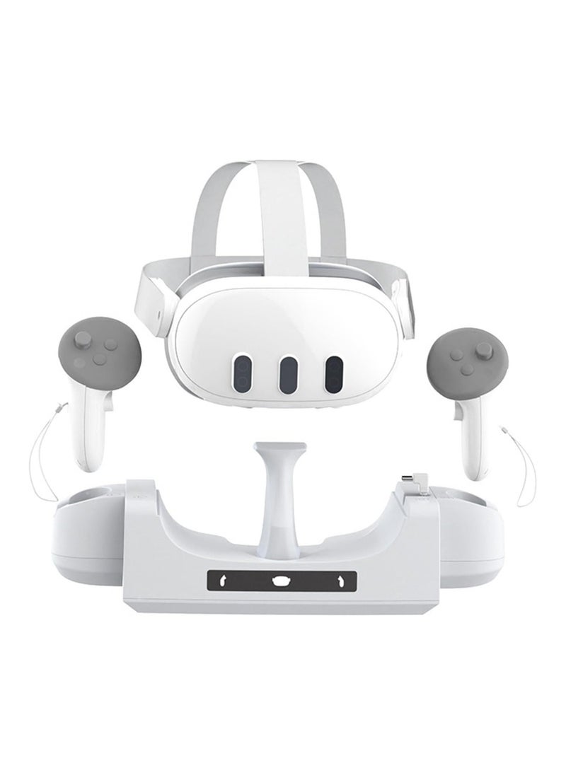 Generic Charging Dock Station Compatible with Oculus/Meta Quest 3 VR Headset and Controller Fast Charger Base Wall Mount Charging Stand for Quest3 Accessories  - Image 3