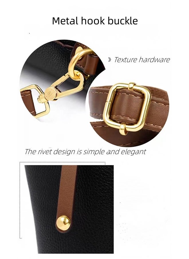 JCB CHIC Shoulder Bags for Women，PU Leather Tote Crossbody Bag Soft Large Capacity，Fashionable Travel Shoulder Bag  Tote Handbag  Weekender Bag Shopper Handbag Travel Purse(546 White)  - Image 3