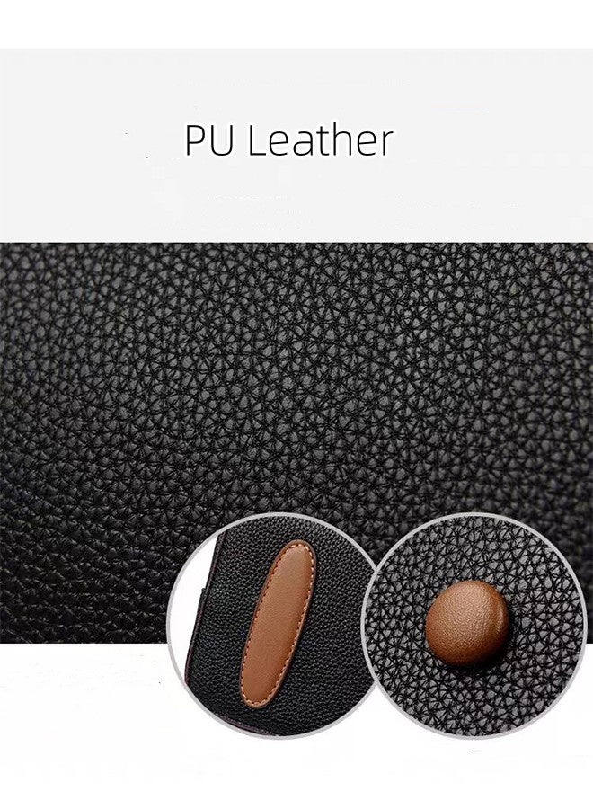 JCB CHIC حقائب كتف للنساء ， حقيبة كتف جلدية ناعمة ذات حقيبة كروس جلدية ناعمة ذات سعة كبيرة ， حقيبة كتف عصرية للسفر حقيبة يد تحمل حقيبة يد تحمل حقيبة يد لنزهة الأسبوع (546 أبيض) - Image 2