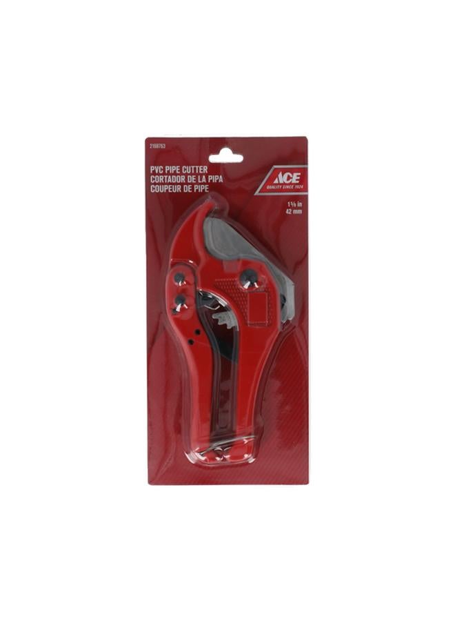 ACE Rust-Resistant Durable PVC Pipe Cutter Red and Grey 42mm 68101 - Image 1