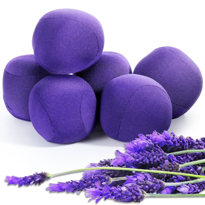 bornerwhite 3 Pack Lavender Scented Stress Balls Fidget Toys for Adults Anxiety Stress Relief Hand Workout Purple Squeeze Ball Lavender Fragrance Ideal for Home Office - Image 3
