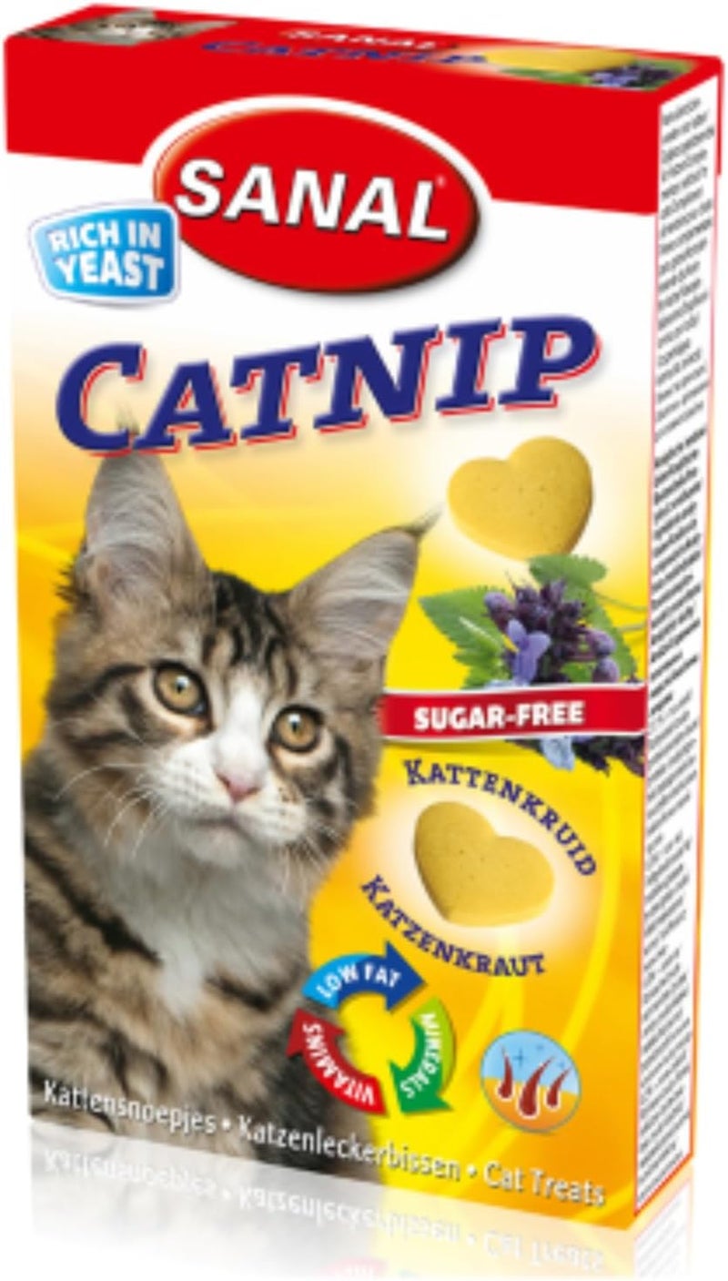 حلوى للقطط من Sanal مع نبات النيبت (Catnip) - 30 جرام