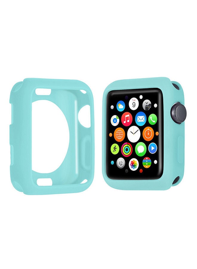 NIBEMINENT Protective Case Cover For Apple Watch Series 1/2/3 42mm Light Blue  - Image 3