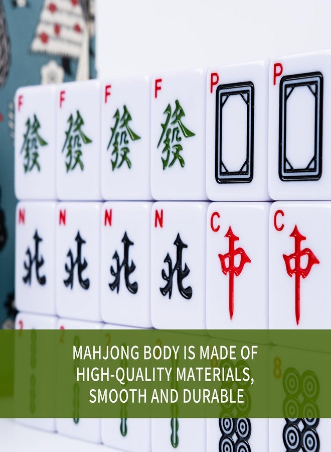 دريزل مجموعة لعبة ما جونغ مرقمة من دريزل، مقاس 36 مم - محمولة، 146 قطعة مميزة - مع دليل تعليمات للمبتدئين - مناسبة للسفر والعائلة وأوقات الفراغ - Image 2