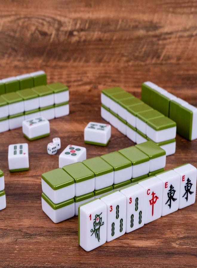 دريزل مجموعة لعبة ما جونغ مرقمة من دريزل، مقاس 36 مم - محمولة، 146 قطعة مميزة - مع دليل تعليمات للمبتدئين - مناسبة للسفر والعائلة وأوقات الفراغ - Image 3