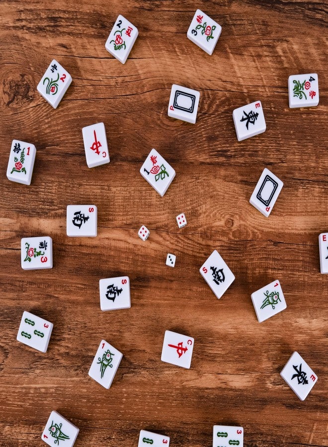 دريزل مجموعة لعبة ما جونغ مرقمة من دريزل، مقاس 36 مم - محمولة، 146 قطعة مميزة - مع دليل تعليمات للمبتدئين - مناسبة للسفر والعائلة وأوقات الفراغ - Image 4