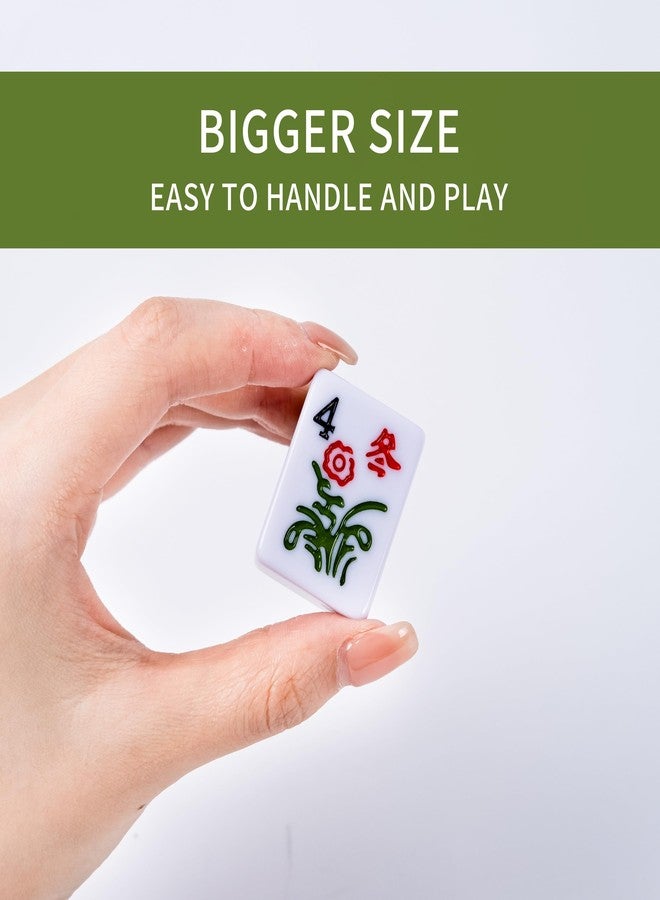 دريزل مجموعة لعبة ما جونغ مرقمة من دريزل، مقاس 36 مم - محمولة، 146 قطعة مميزة - مع دليل تعليمات للمبتدئين - مناسبة للسفر والعائلة وأوقات الفراغ - Image 5