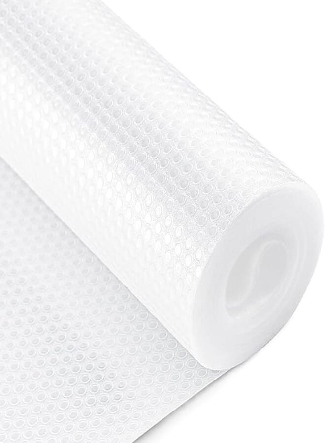 Spaceshoop Anti-Slip Cabinet Drawer Shelf Mat Liner Sheets Roll, Fridge Mat, Table Mat (45cm*5m)