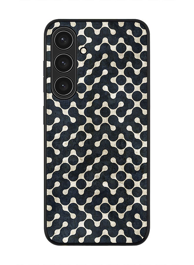 Stylizedd Rugged Black edge case for Samsung Galaxy S24 Plus, Slim fit Soft Case Flexible Anti Drop TPU Gel Thin Cover- Connect The Dots (Black) - Image 1