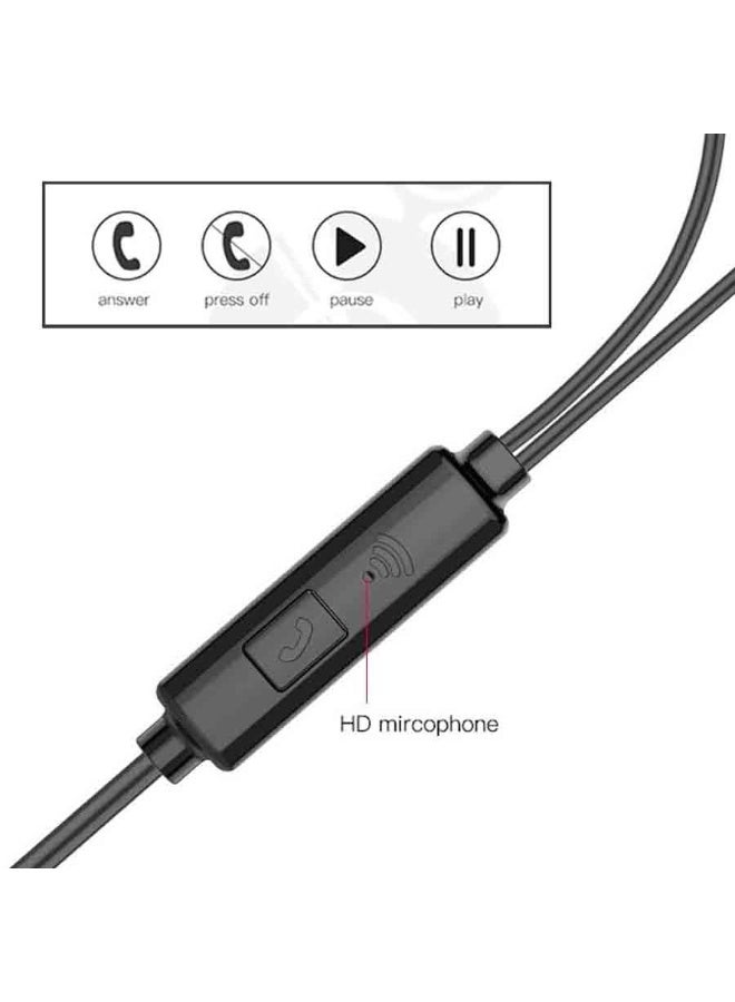Yesido YH25 Wired Stereo In-Ear Earphones with Heavy Bass, HD Microphone, 3.5mm Jack, HiFi Sound Quality, Noise Isolation Earbuds - Image 3