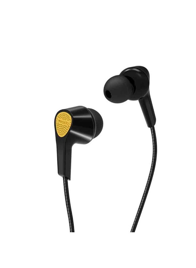 Yesido YH25 Wired Stereo In-Ear Earphones with Heavy Bass, HD Microphone, 3.5mm Jack, HiFi Sound Quality, Noise Isolation Earbuds - Image 2
