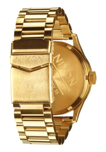 NIXON Sentry SS Stainless Steel Day/Date 42mm WR 100 Meters Mens Watch A356 - Image 3